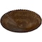 Ekena Millwork Shakuras Ceiling Medallion (Fits Canopies up to 5"), Hand-Painted Root Beer Crackle, 24"OD x 3"P CM24SHRBC - alternate 2